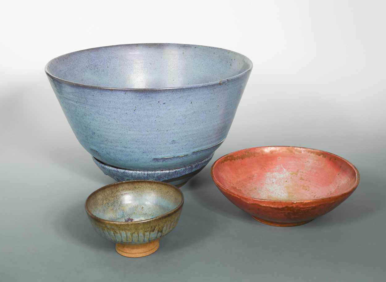 Amelie Richter (Bavarian-French, 20th century), a collection of stoneware bowls, - Image 2 of 5