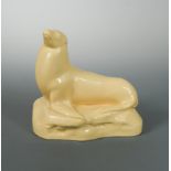 John Skeaping for Wedgwood, an earthenware model of a Sea Lion,