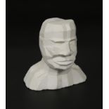 § Sir Eduardo Luigi Paolozzi RA (1924-2005), Computer Head, a self-portrait plaster bust,