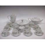 A Noritake part dinner and coffee set