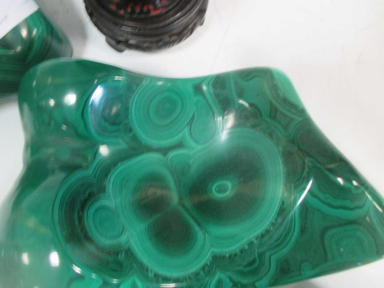 A quantity of malachite and other items - Image 7 of 10