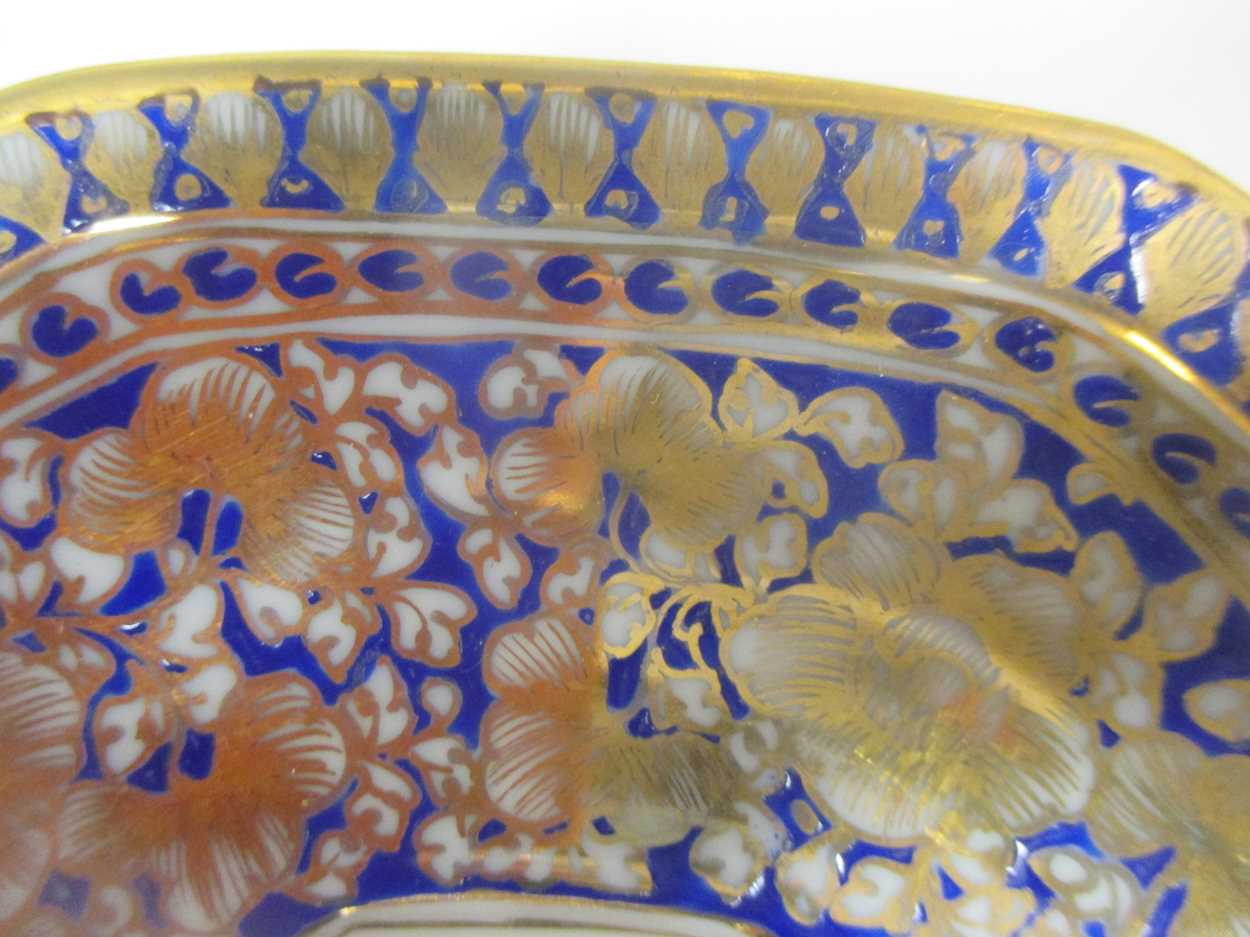 A blue and gilt porcelain coffee service - Image 5 of 5