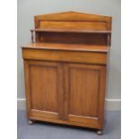 A Victorian mahogany chiffonier 92cm wide