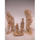 Ivory figure group
