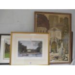 A collection of Trinity Hall Cambridge related prints, to include Christopher Penny, Trinity Hall