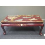 A lacquer Chinese table,