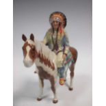 A Beswick model of a American Indian, 22cm high