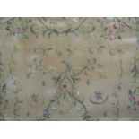 A 19th century floral needlework picture