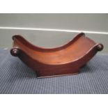 A George III mahogany cheese coaster 40cm wide