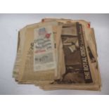 A collection of 20th century British and American newspapers and magazines,