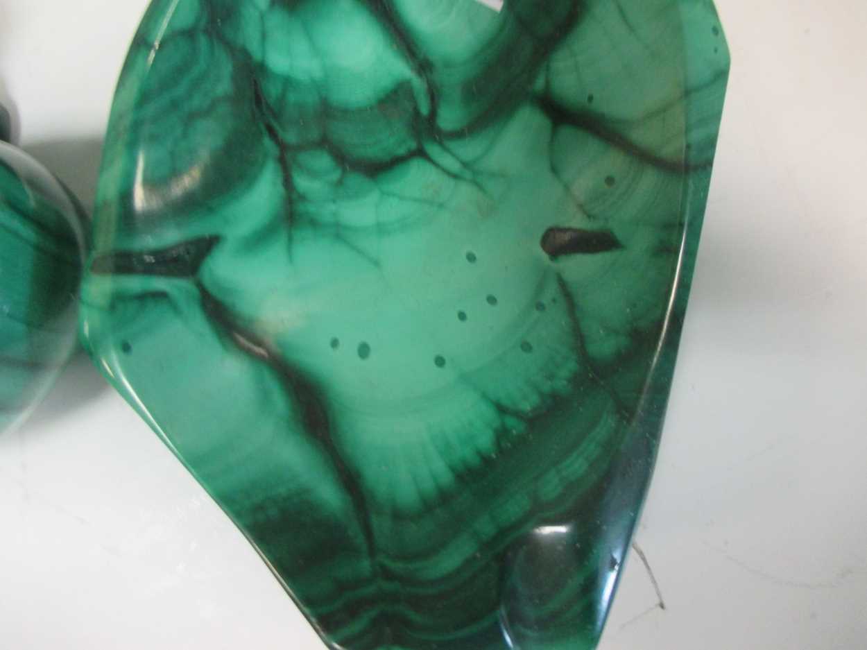 A quantity of malachite and other items - Image 4 of 10