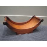 A George III mahogany cheese coaster 43cm wide