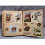 A Victorian scrap book