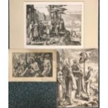 Three early Biblical prints,
