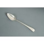 A George III silver basting spoon by Peter & William Bateman,