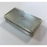 A Victorian silver snuff box,