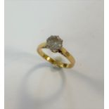 A single stone diamond ring,