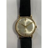 Accurist – A gentleman’s 9ct gold wristwatch,
