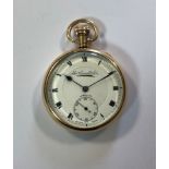 Thomas Russell & Son, Liverpool - A George V 9ct gold open-faced pocket watch,