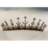 An Edwardian diamond set tiara / necklace cased by Garrard,