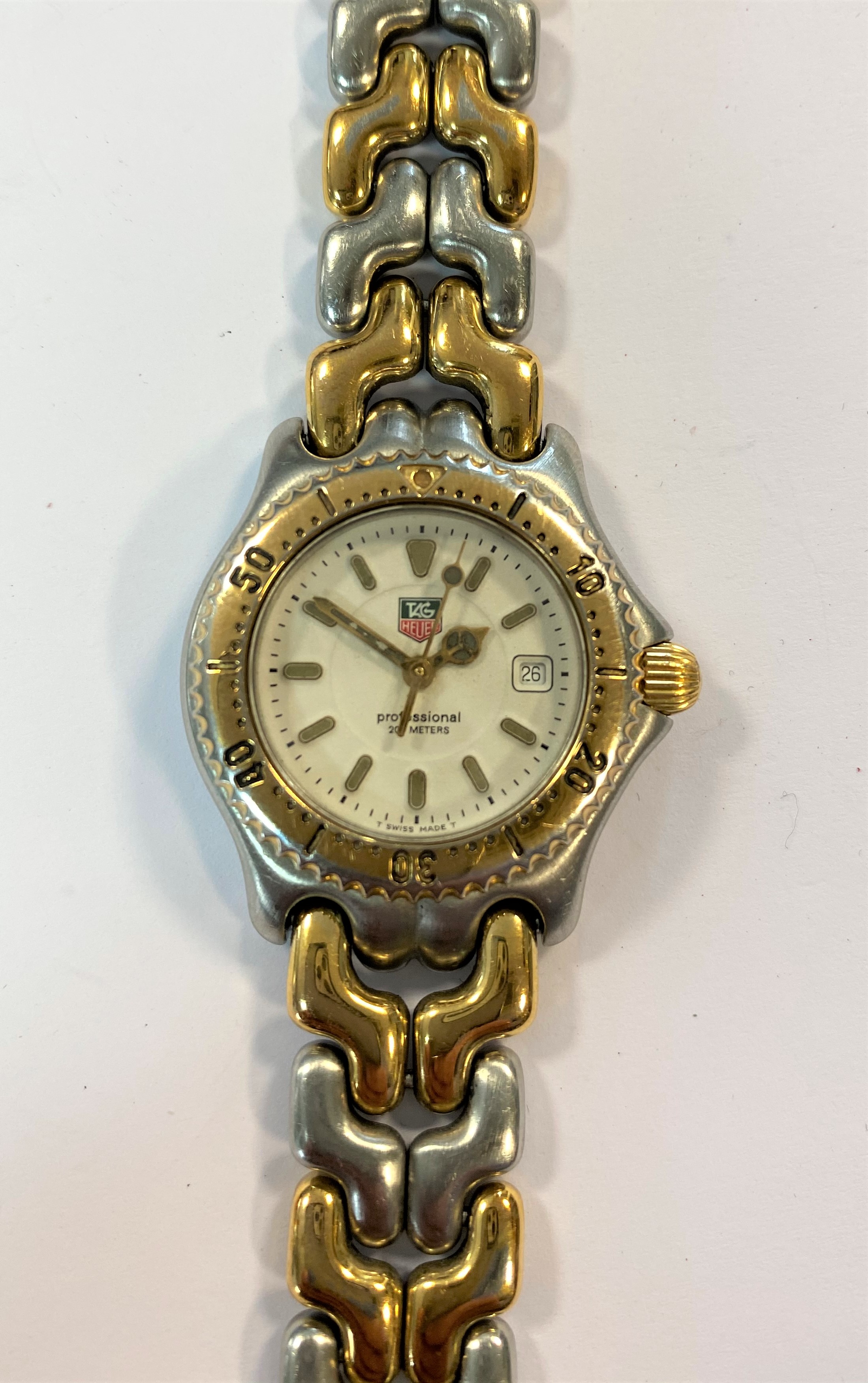 Tag Heuer - A lady's two-tone 'S/el' wristwatch,