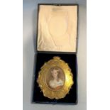 A portrait miniature of Charlotte Thynne, Duchess of Buccleuch, attributed to Robert Thorburn ARA,