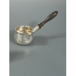 A George III silver small brandy pan,