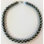 A Tahitian South Sea cultured pearl necklace,