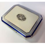 A late 19th Century Austro-Hungarian silver and enamel box,