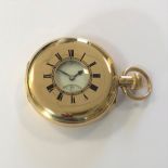 Charles Frodsham, London - A fine late Victorian 18ct gold half hunter pocket watch,