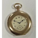 Sir John Bennett - A George V 9ct open faced dress pocket watch,