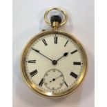 Richard Henry, London - A Victorian 18ct gold open-faced pocket watch,