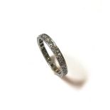 A diamond set full eternity ring,