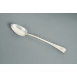 A George III silver basting spoon,