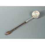 A George I silver punch ladle,