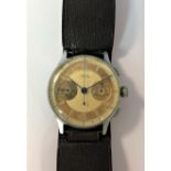 Doxa - A gentleman's steel chronograph wristwatch,