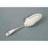 Edinburgh - A George III silver cake server,