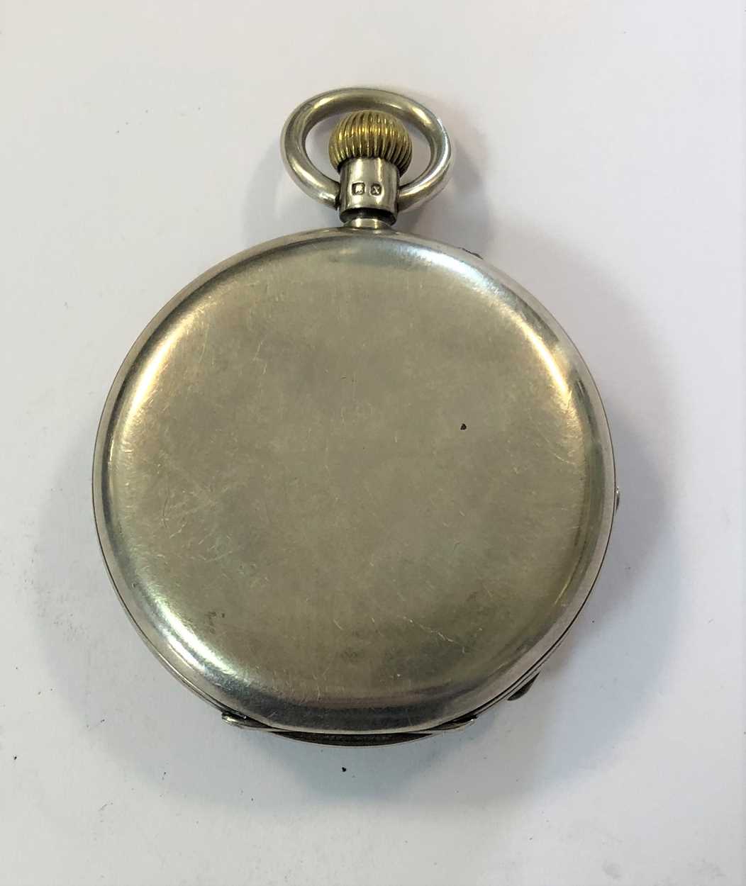Unsigned - A Victorian silver full hunter pocket watch, - Image 3 of 6