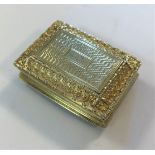 A George IV silver gilt vinaigrette,