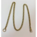 A heavyweight watch chain,