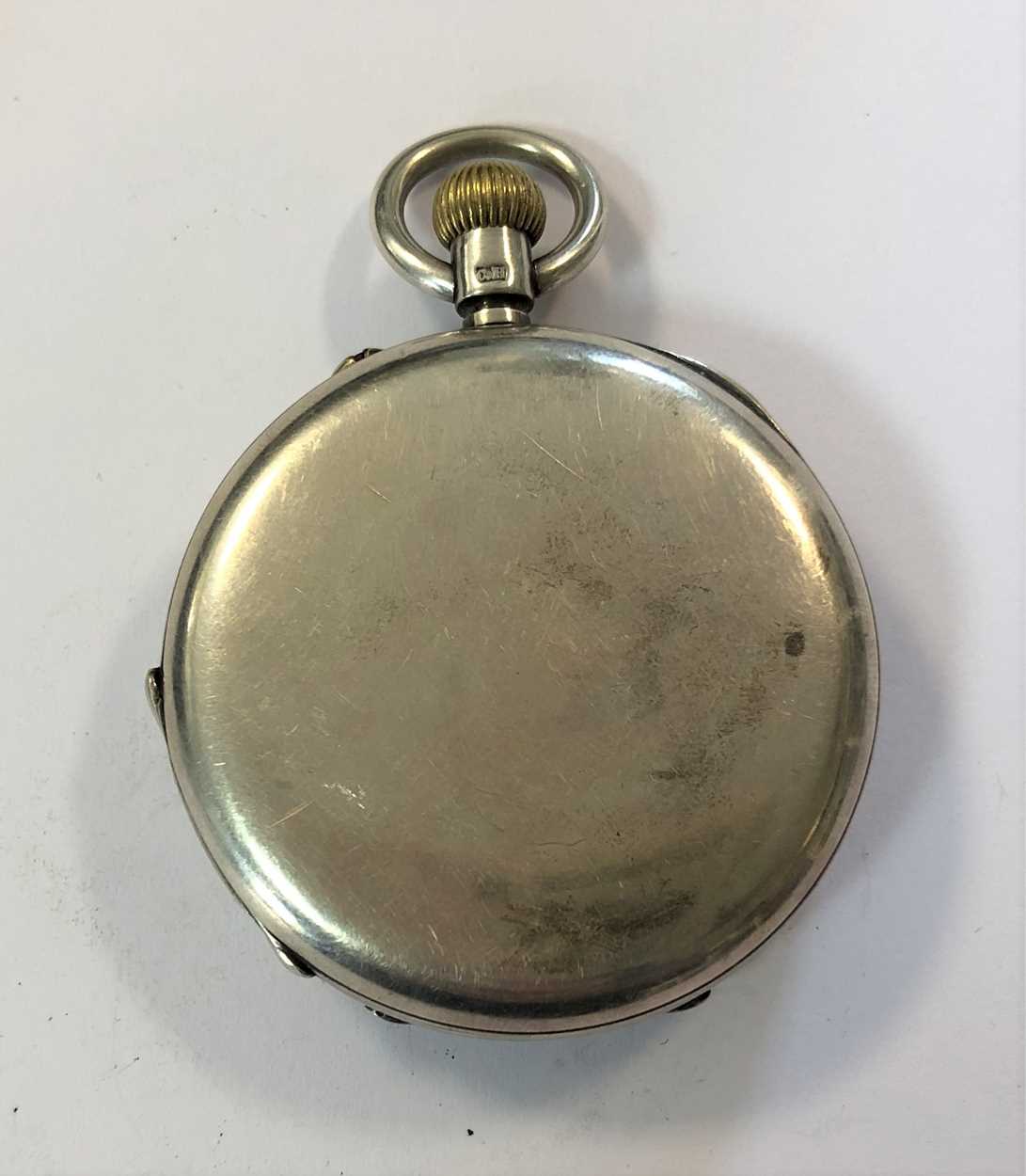 Unsigned - A Victorian silver full hunter pocket watch, - Image 2 of 6