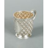 A Victorian silver child's cup,