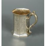 A Victorian silver child's cup,