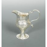 An 18th Century George III silver cream jug,