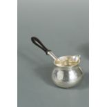A George II silver small brandy pan,