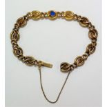 A twisted link bracelet,