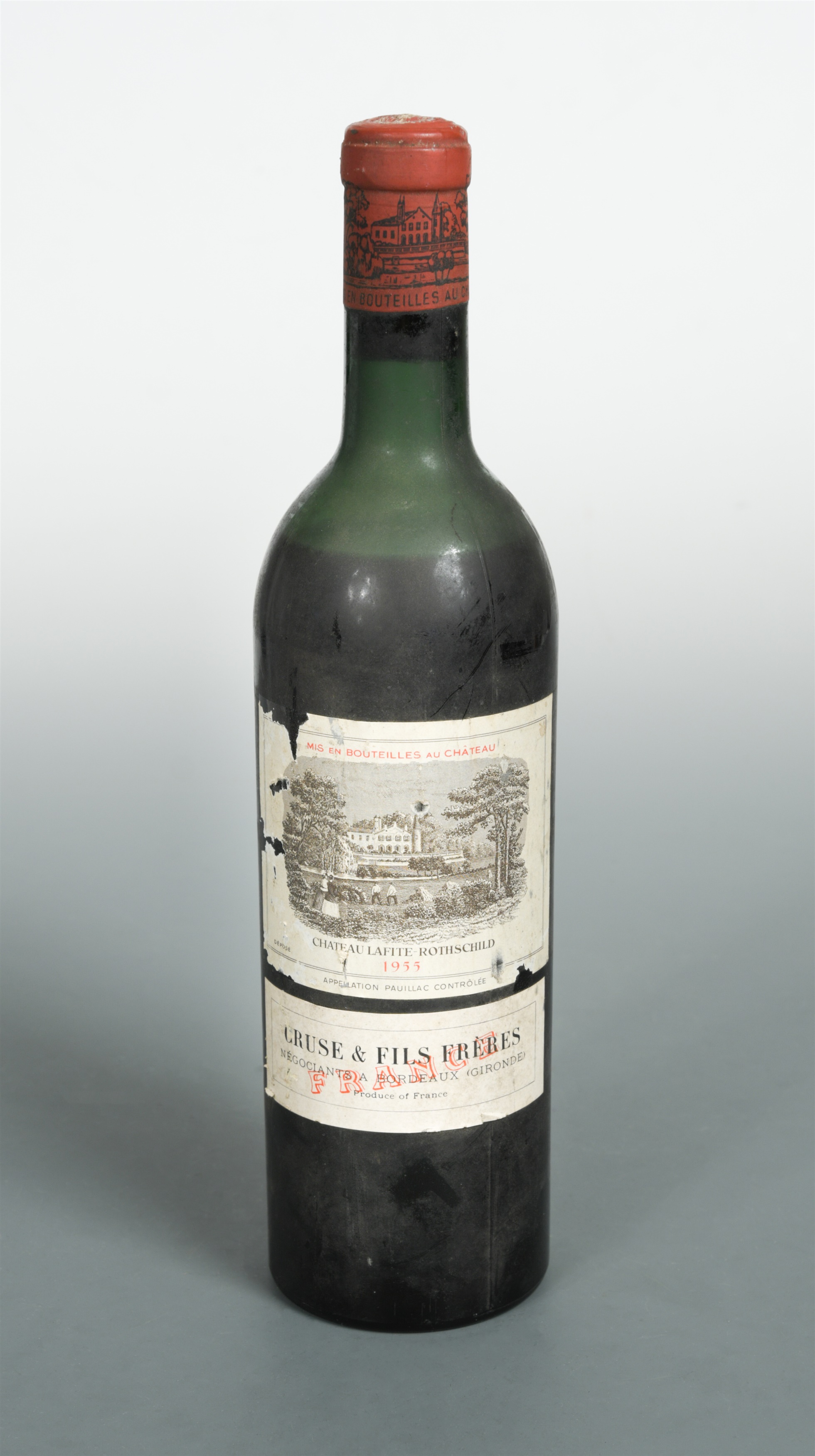 Chateau Lafite, Pauillac 1er Cru 1955, 1 bottle (level mid shoulder)