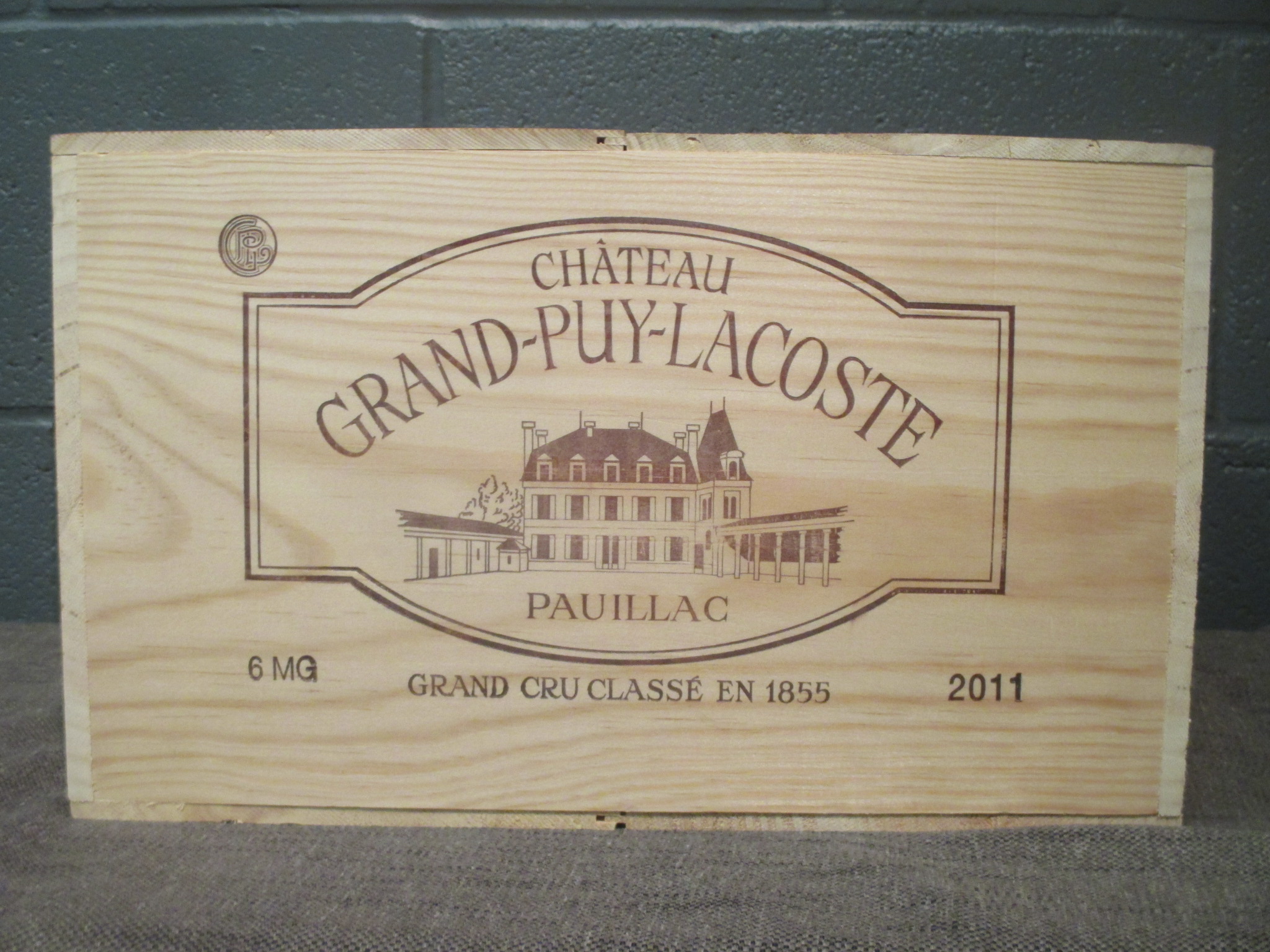 Chateau Grand Puy Lacoste, Pauillac 2011, 6 magnums