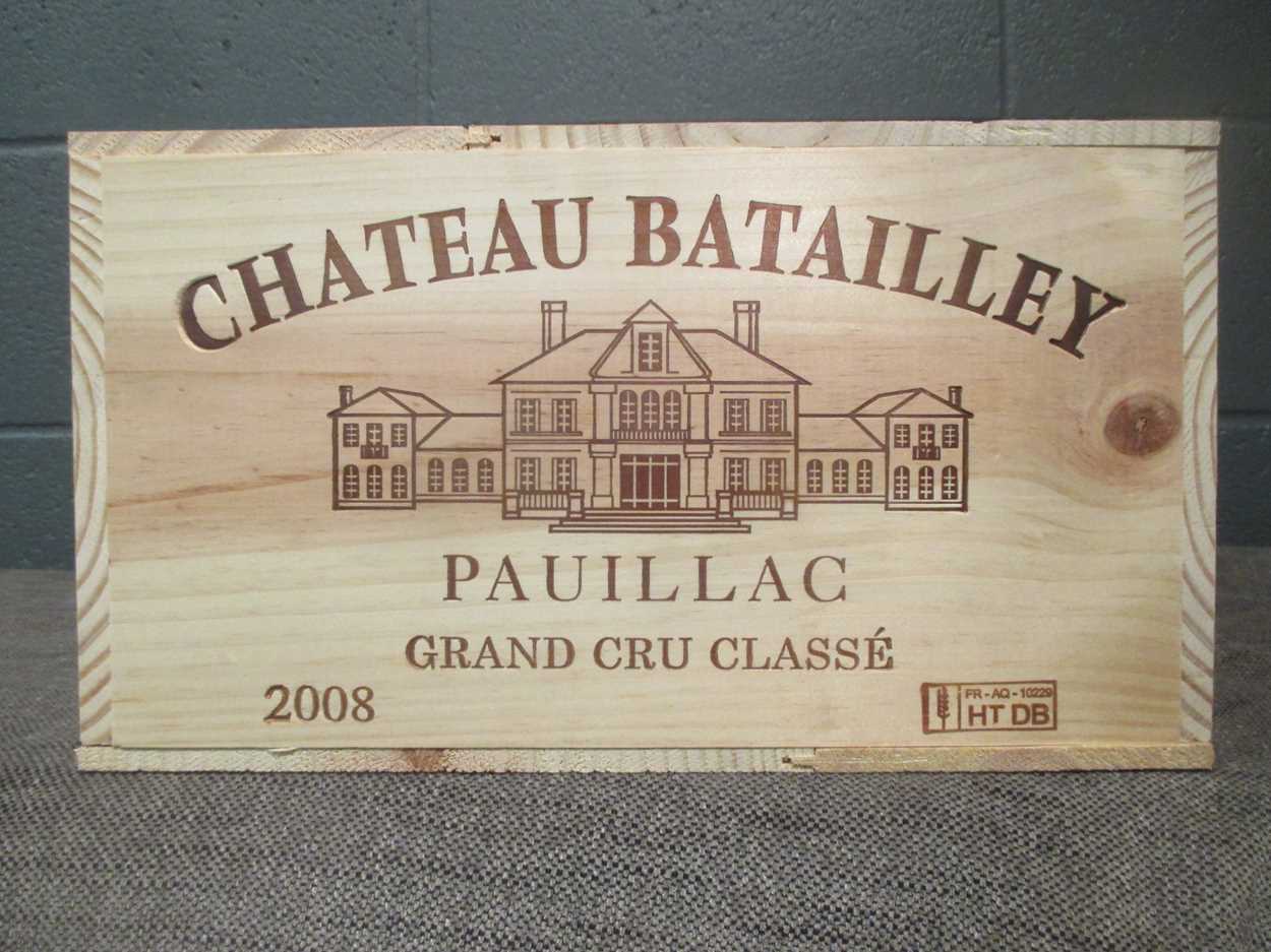 Chateau Batailley, Pauillac 5eme Cru 2008, 12 bottles - Image 2 of 2