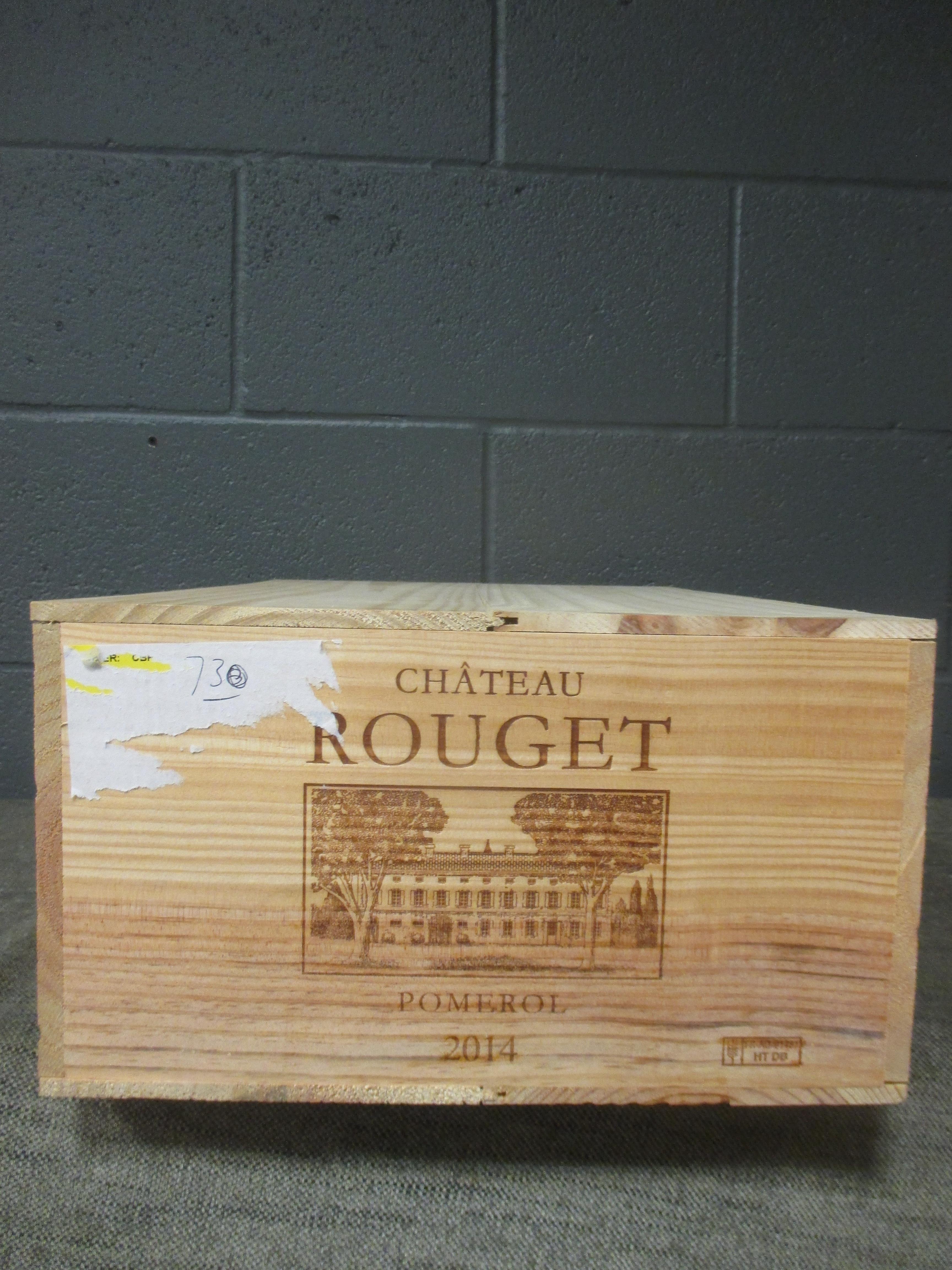 Chateau Rouget, Pomerol 2014, 12 bottles